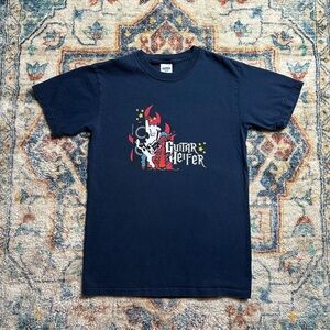 Vintage Cows Guitar Hero Parody T-shirt Small